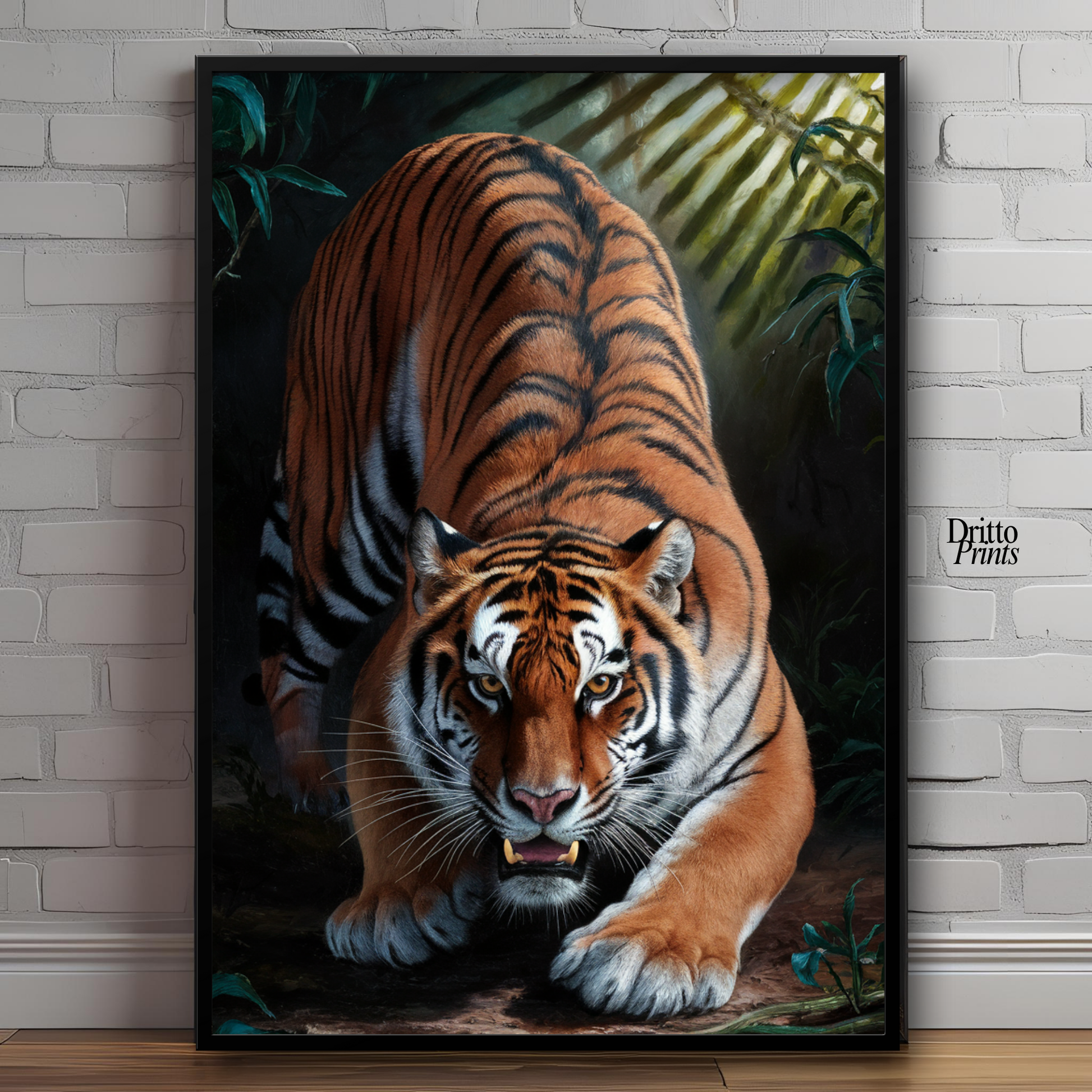 (FD11) Coiled Majesty - Framed matte paper poster