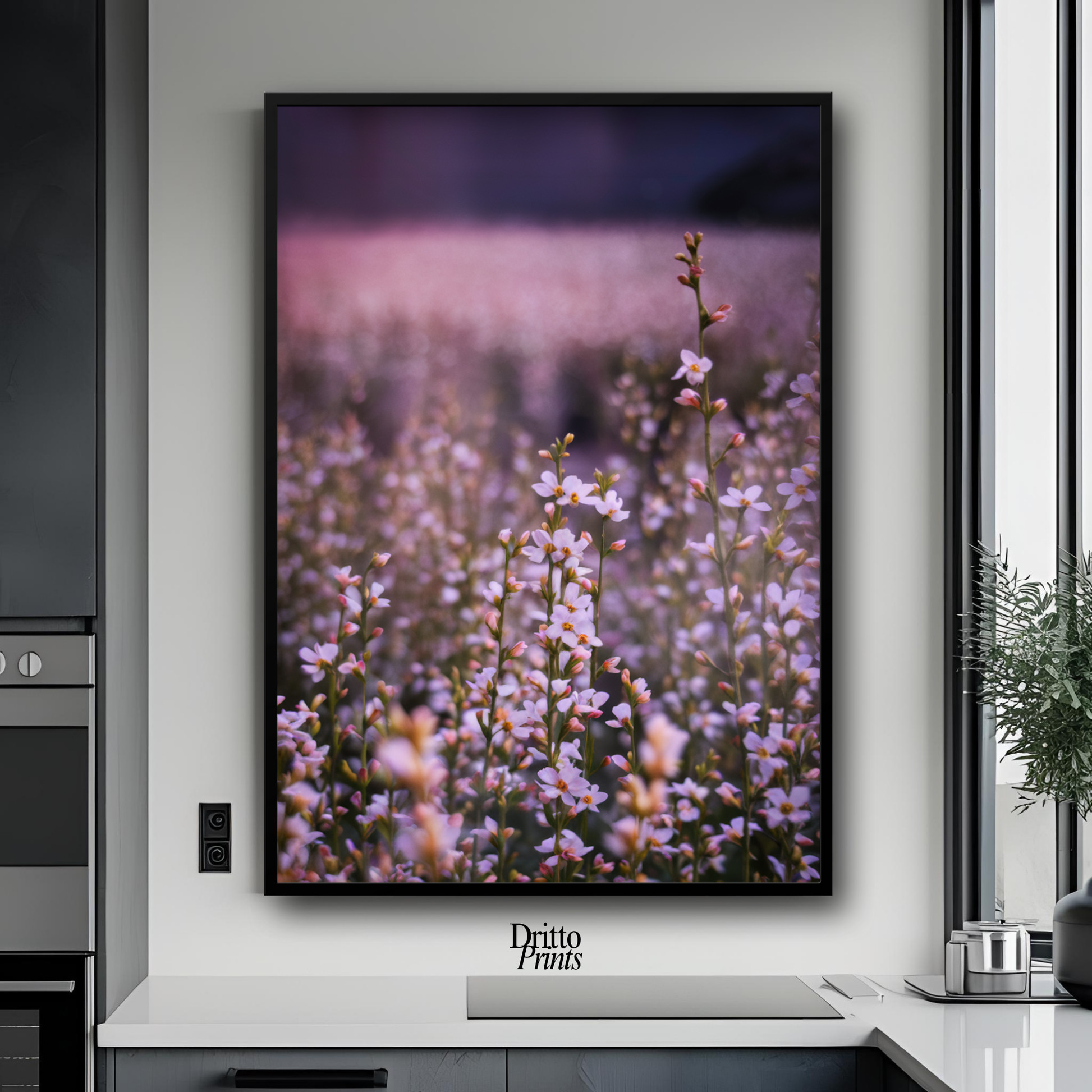 (FD23) Bloom Before the Fade - Framed matte paper poster