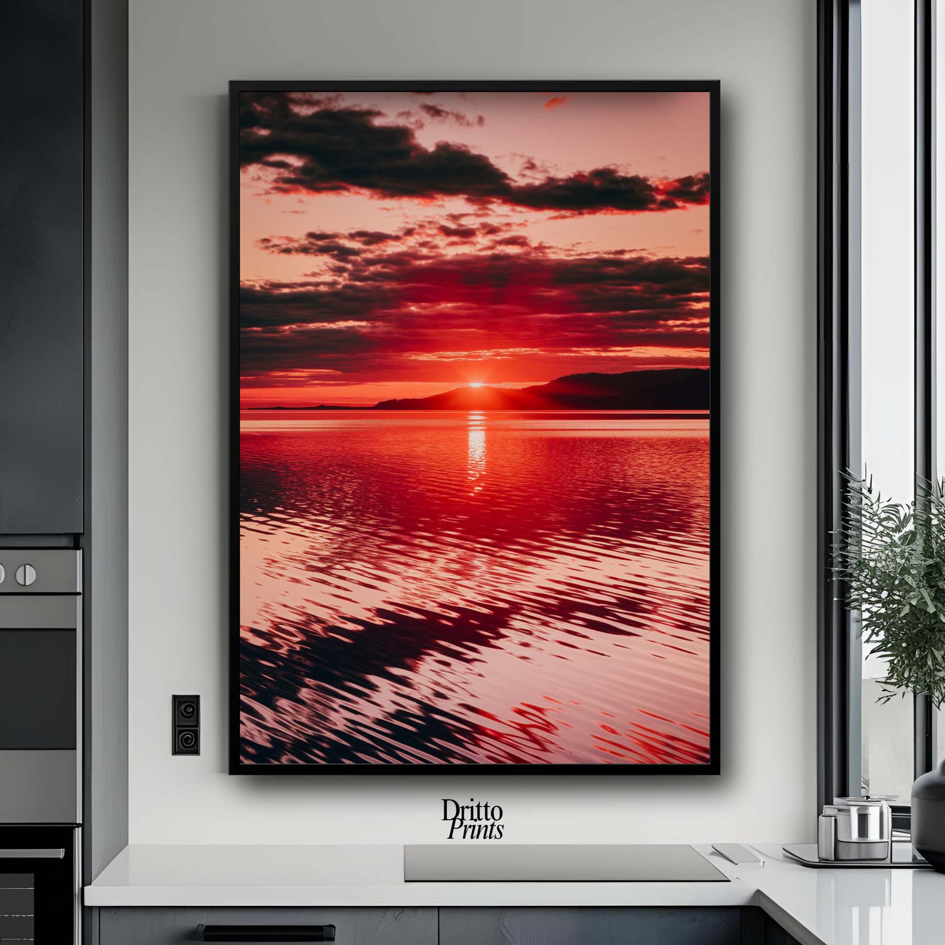 (FD27) View of Eternity - Framed matte paper poster