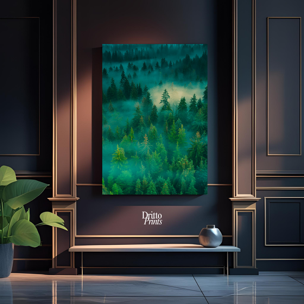 (CD4) Into the Morning Mist - Canvas