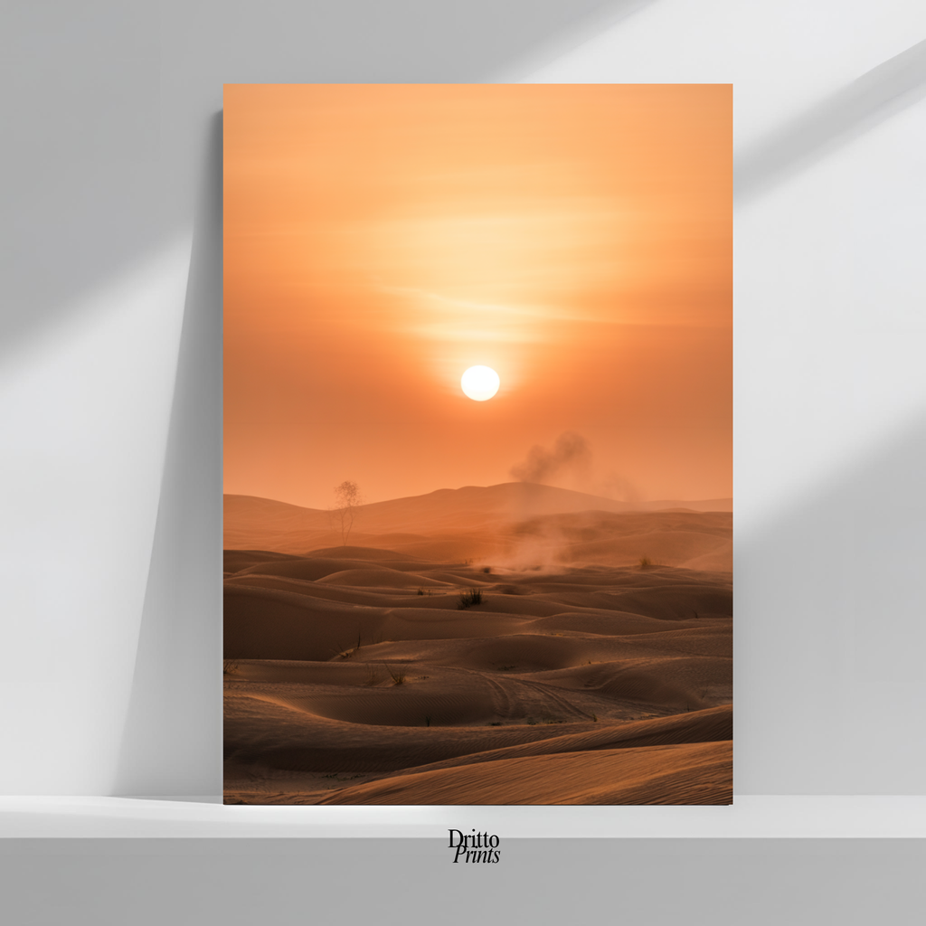 (PD18) Sunburnt Silence - Poster