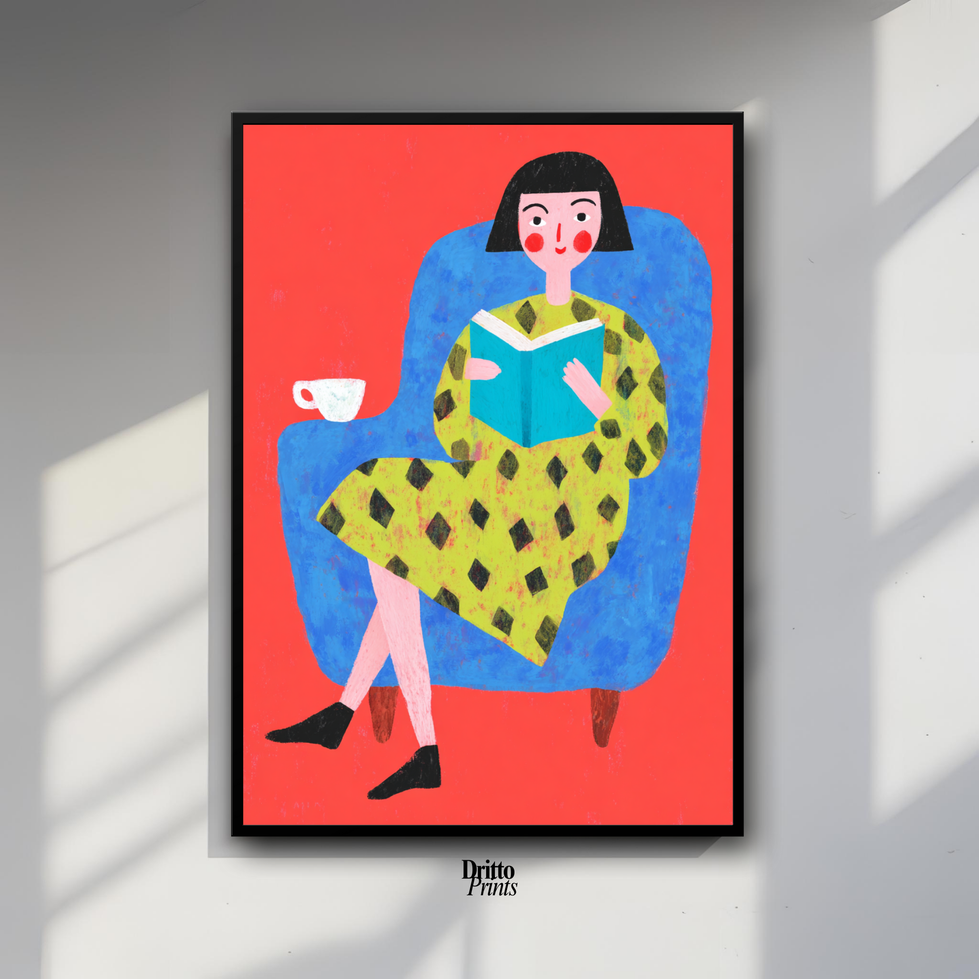 (FD46) A Moment with a Story - Framed matte paper poster