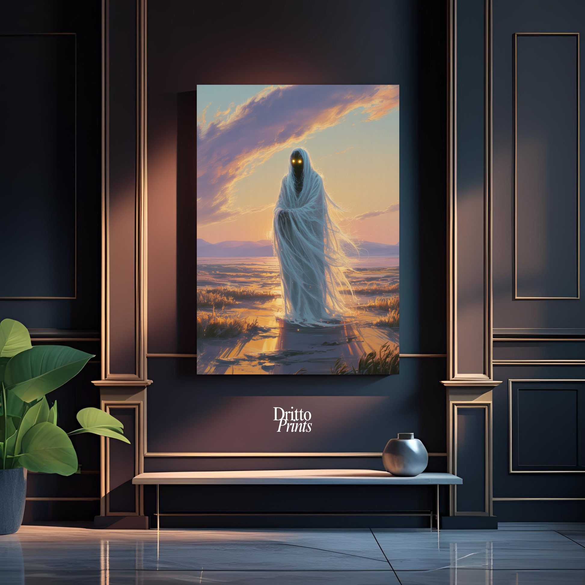 (PD10) Yellow Eyes in the Cosmos - Poster