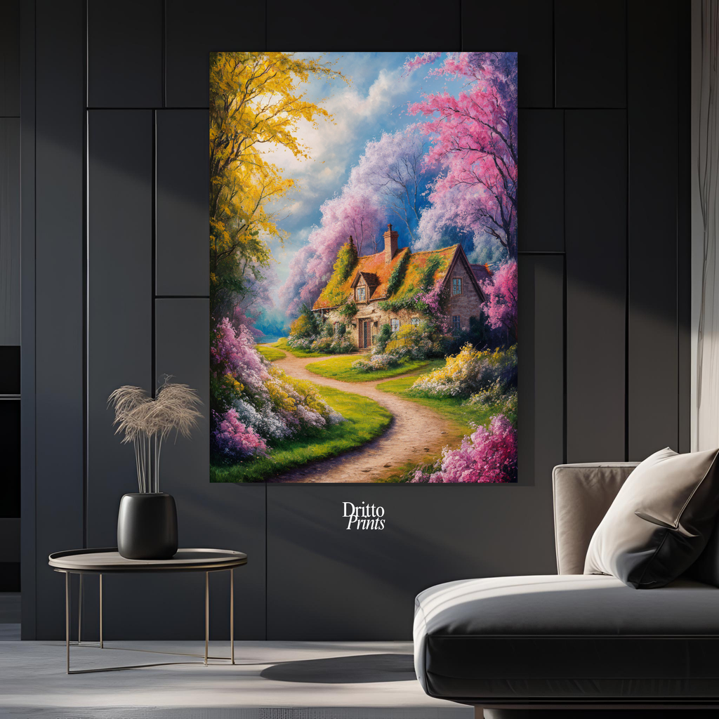 (CD2) Cottage in Bloom - Canvas