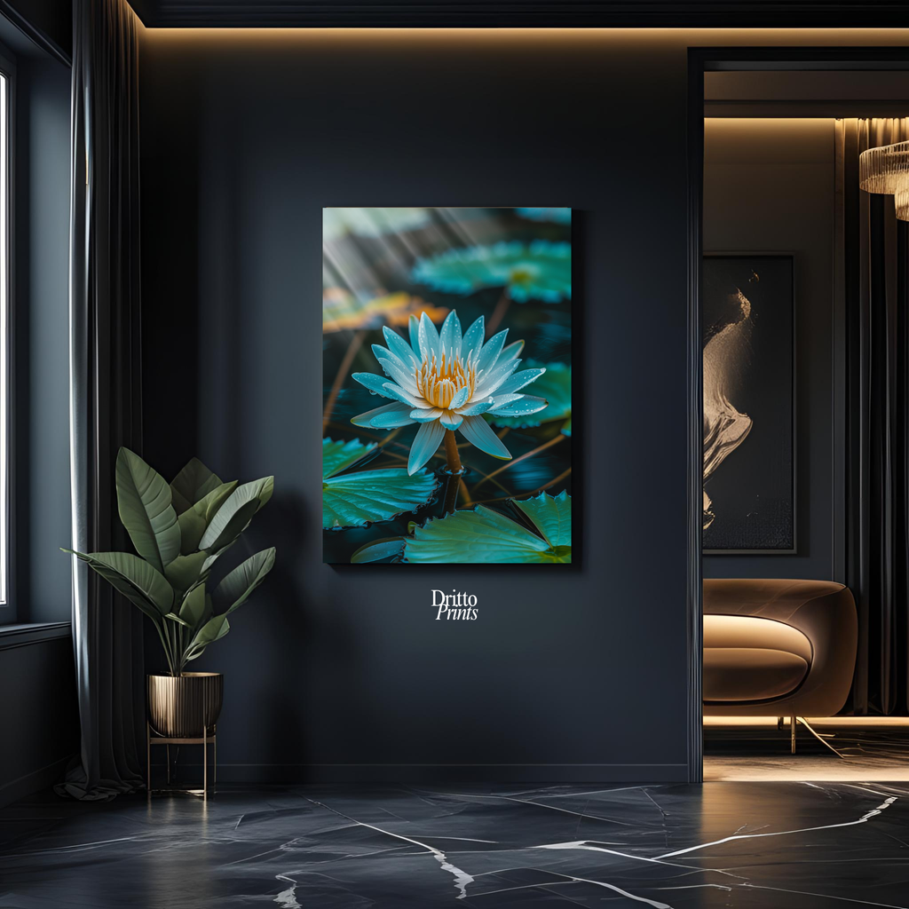 (CD5) Tranquil Water Lily - Canvas