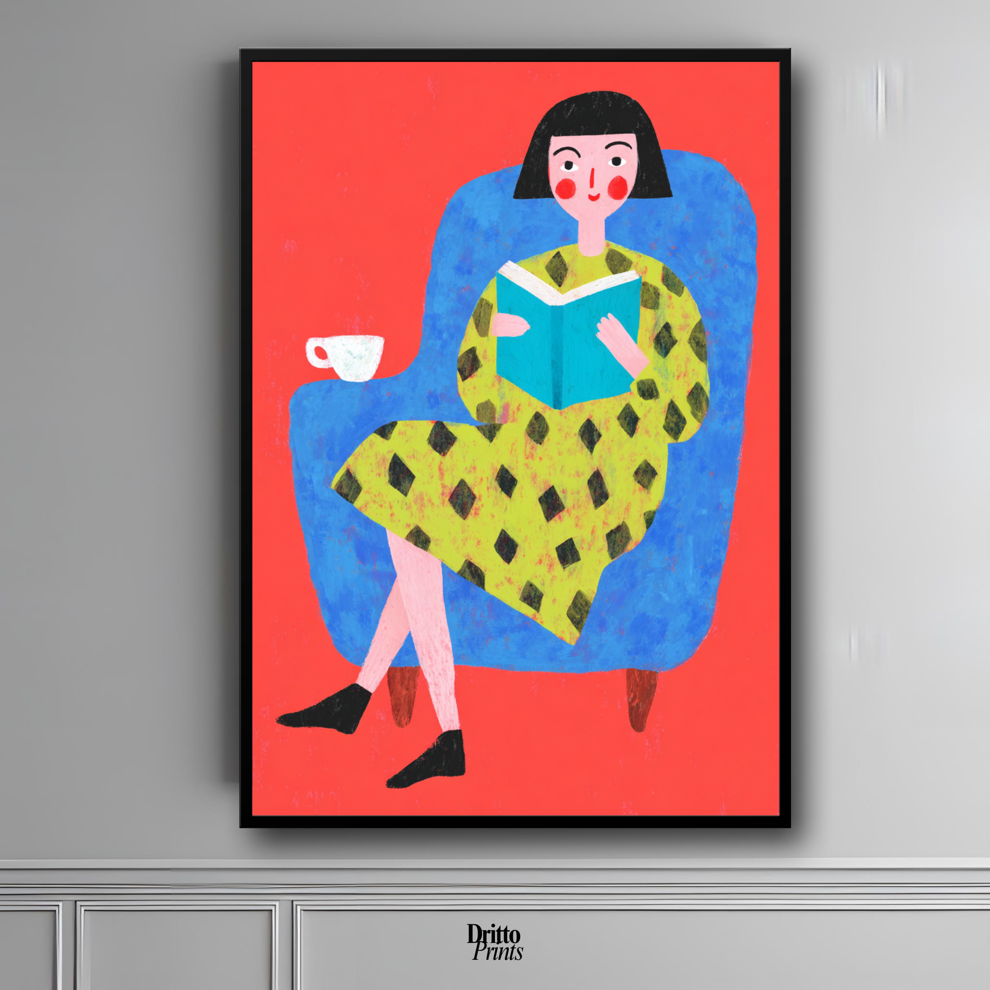 (FD46) A Moment with a Story - Framed matte paper poster