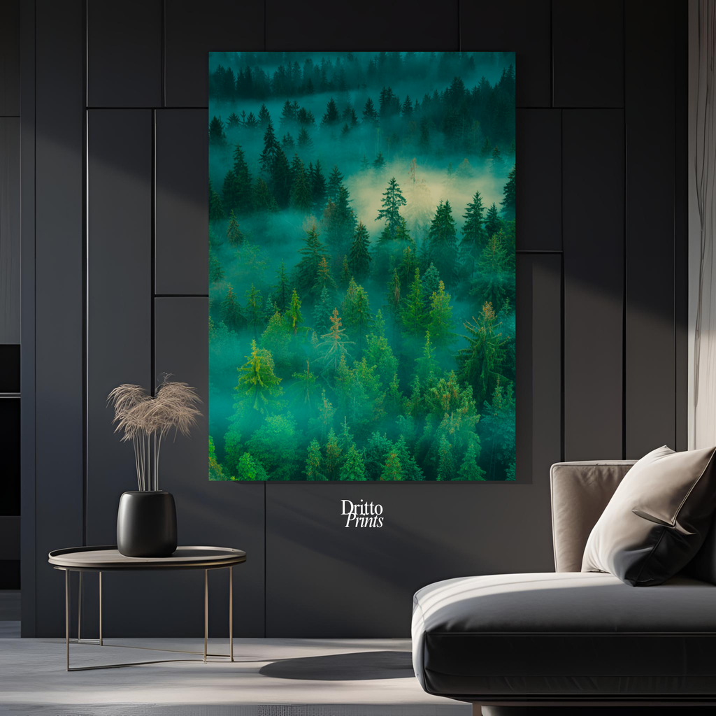 (CD4) Into the Morning Mist - Canvas
