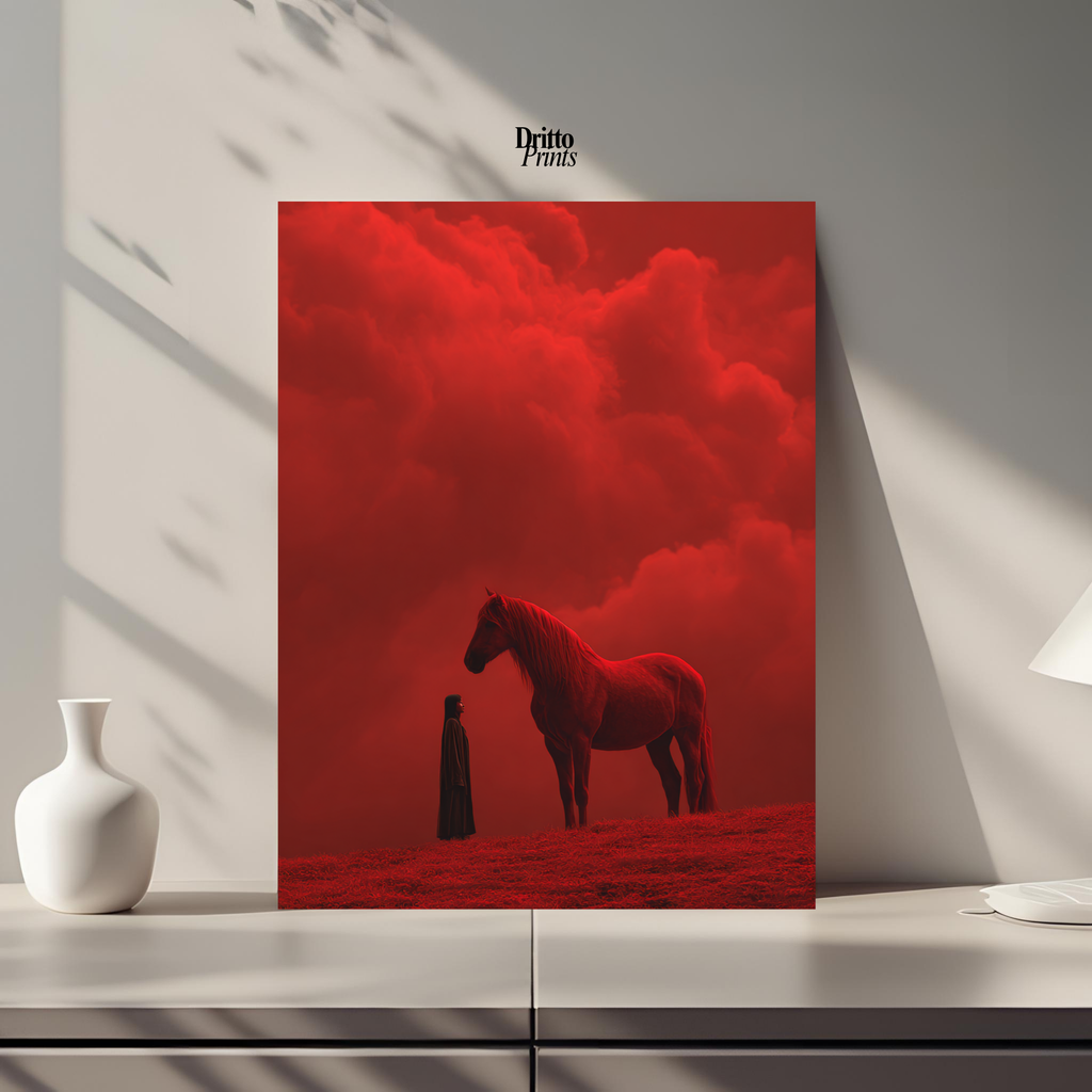 (PD30) Dream Horse & Figures Poster