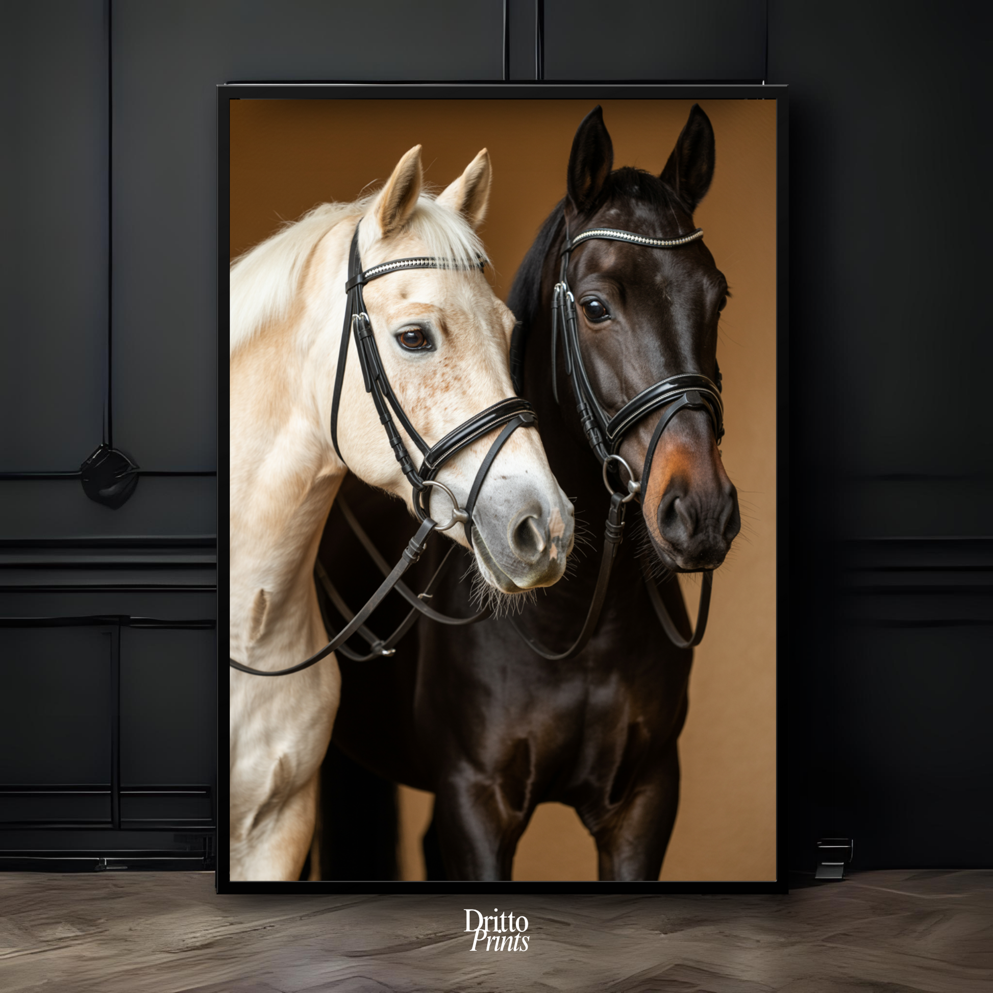 (FD22) Harmony in Contrast - Framed matte paper poster