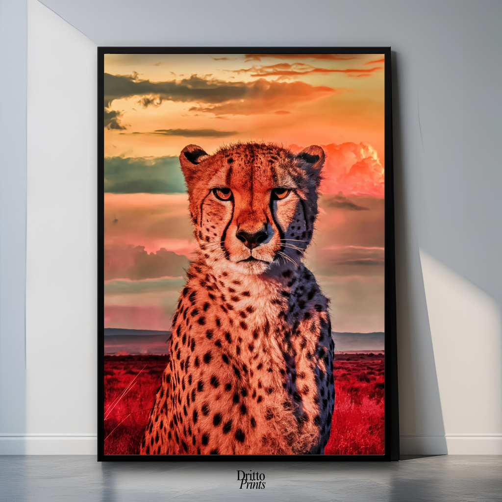 (FD12) Speed & Sky - Framed matte paper poster