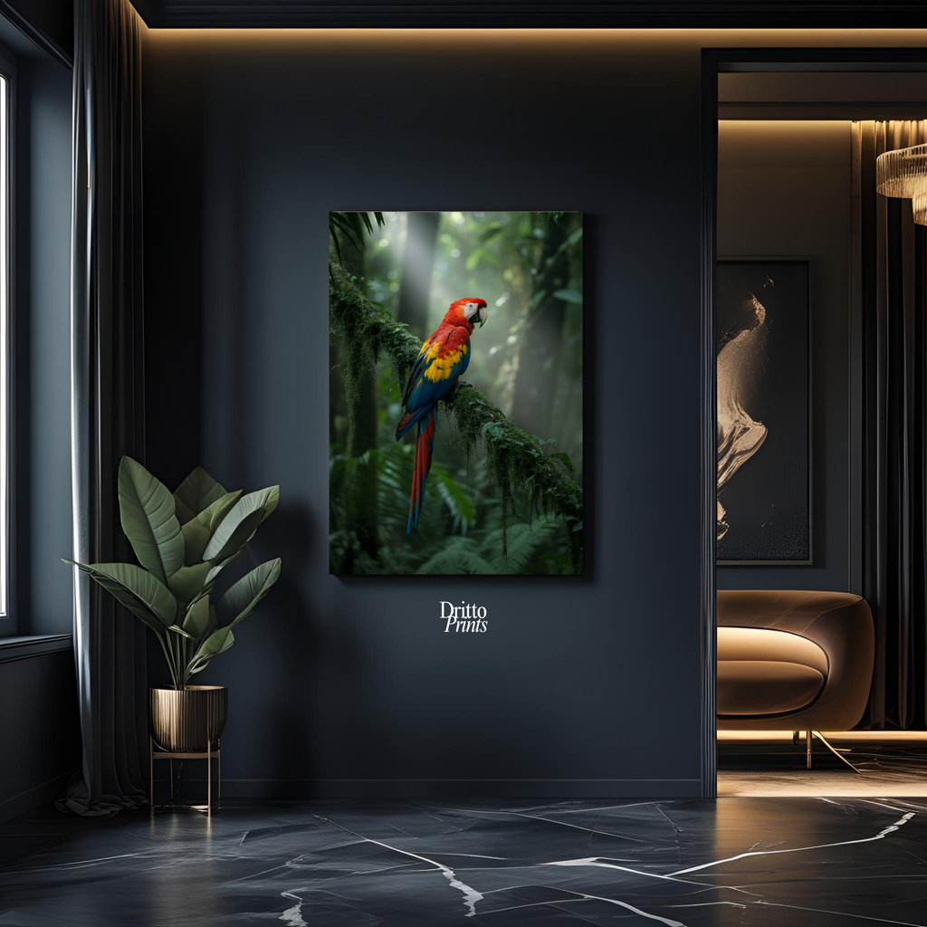 (CF1) Heart of the Rainforest - Framed canvas