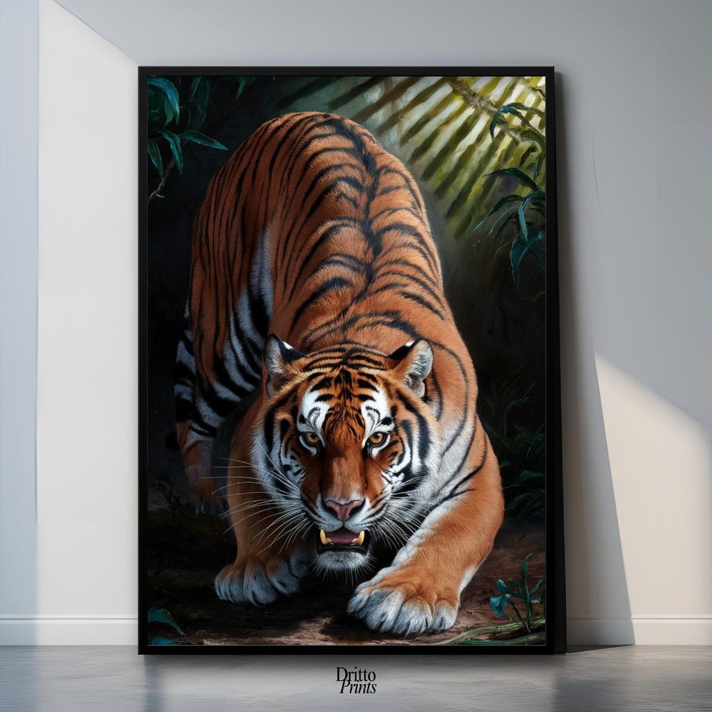 (FD11) Coiled Majesty - Framed matte paper poster