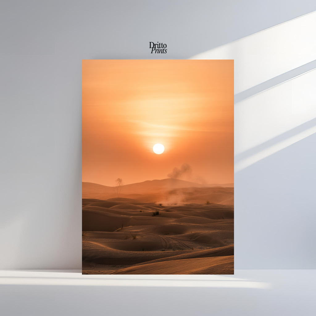 (PD18) Sunburnt Silence - Poster