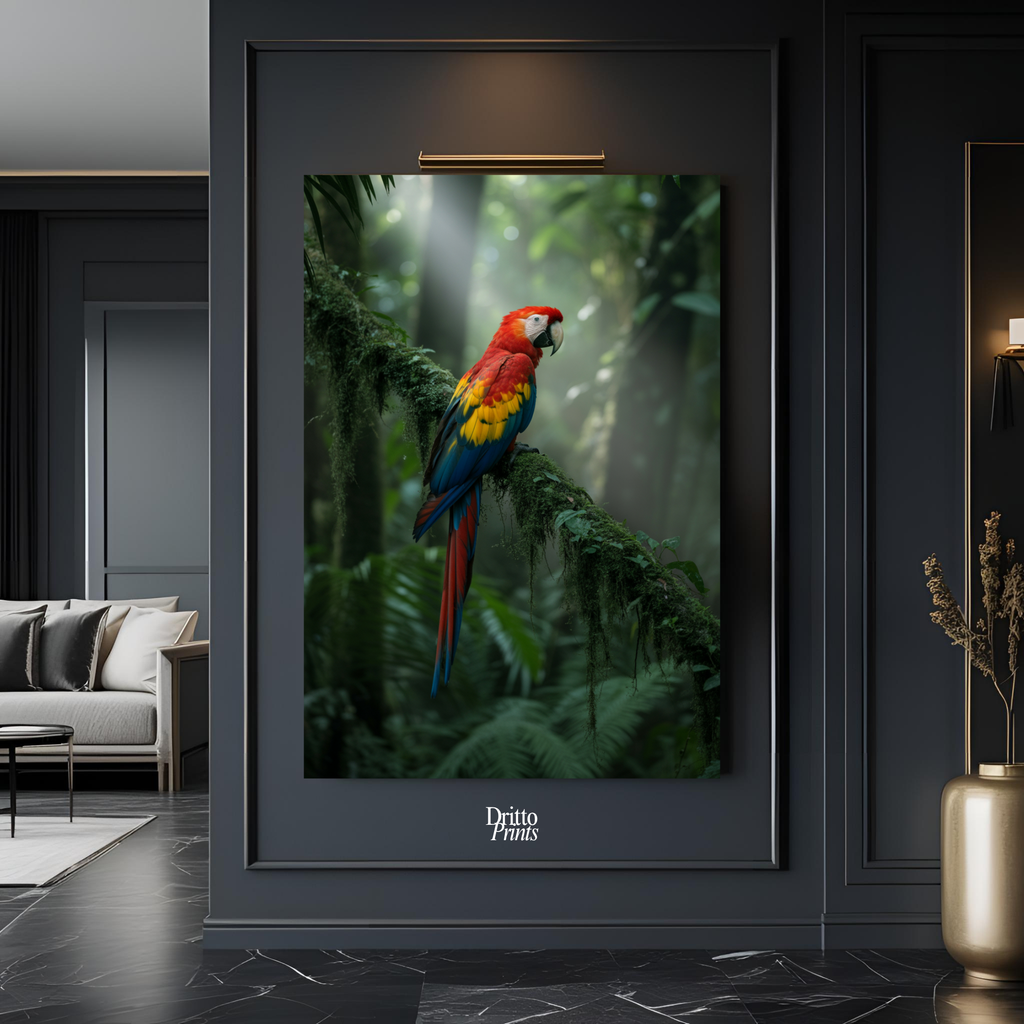 (CF1) Heart of the Rainforest - Framed canvas