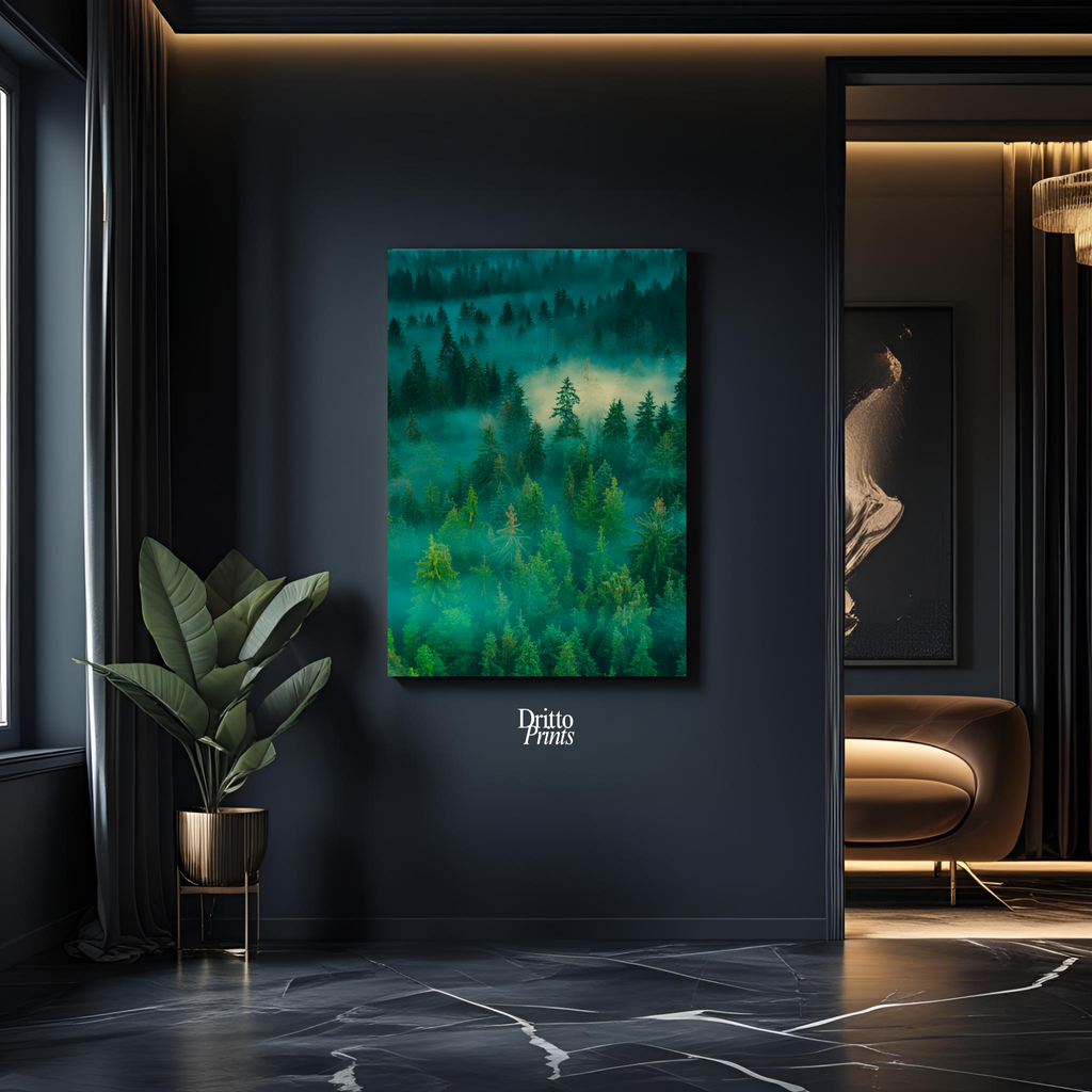 (CD4) Into the Morning Mist - Canvas