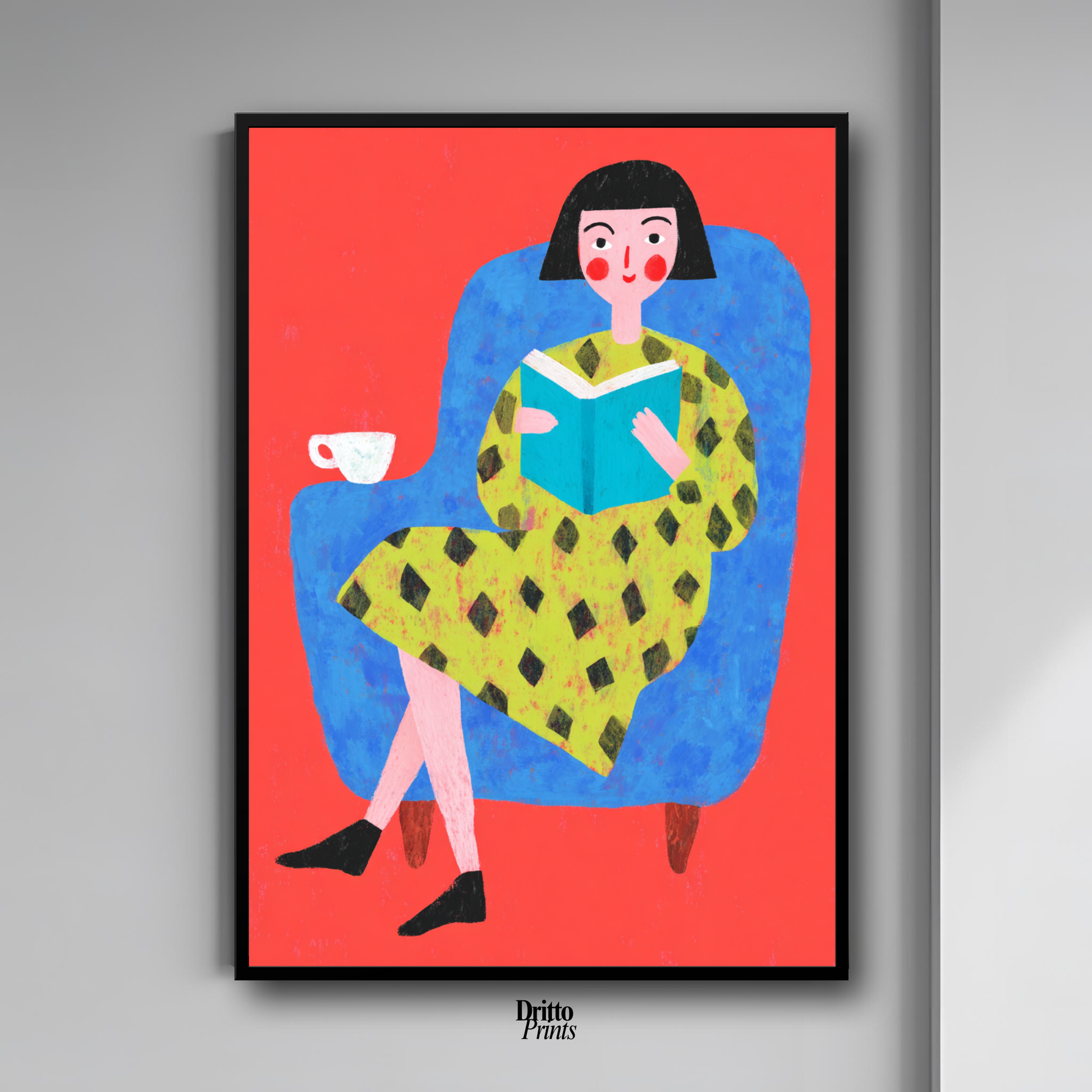(FD46) A Moment with a Story - Framed matte paper poster