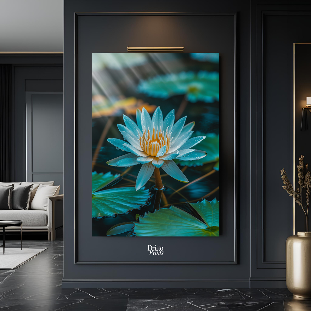 (CD5) Tranquil Water Lily - Canvas