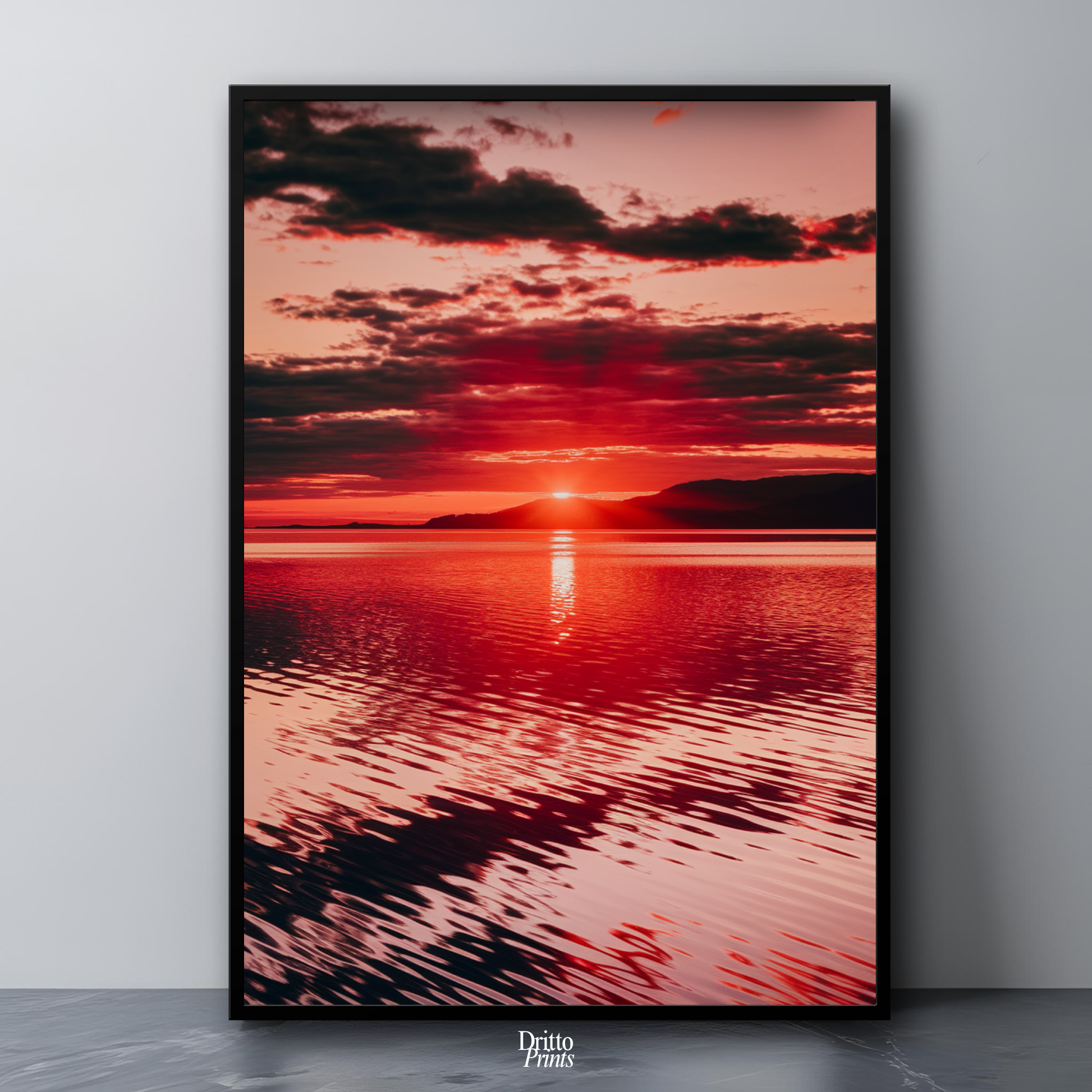 (FD27) View of Eternity - Framed matte paper poster
