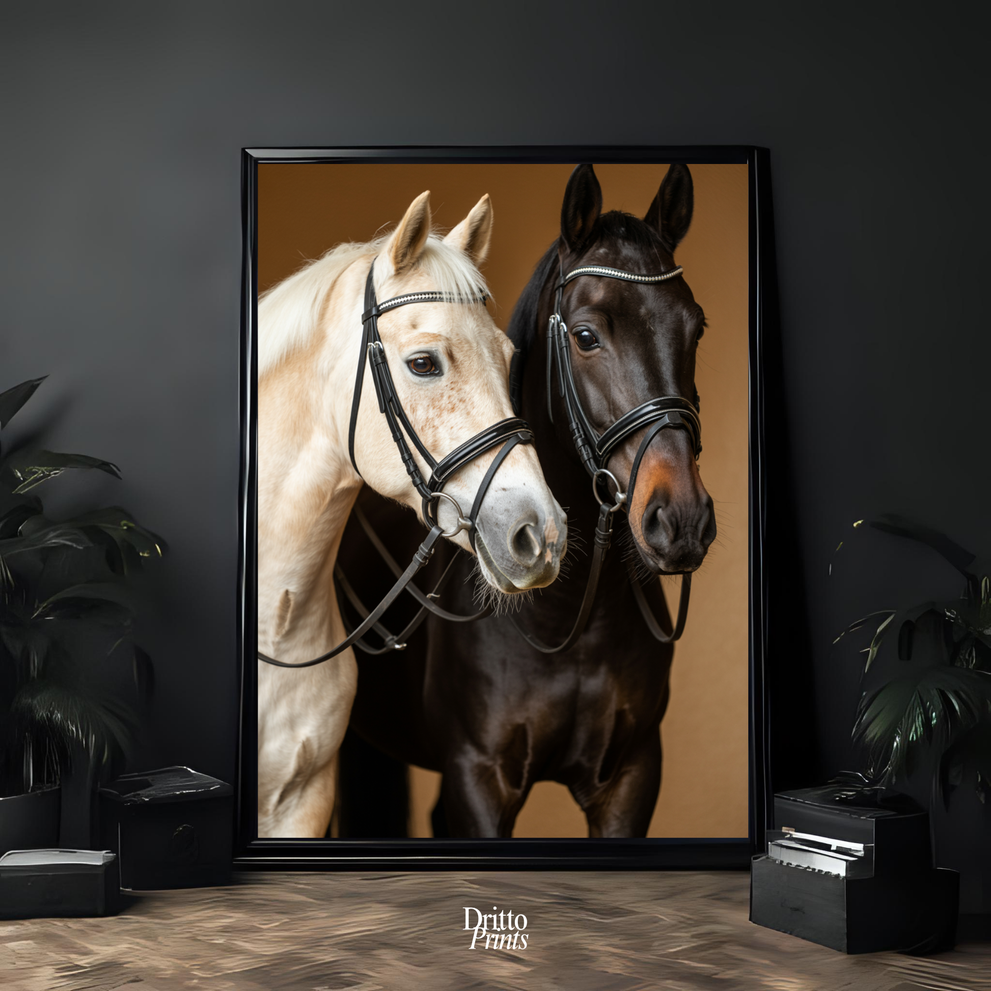 (FD22) Harmony in Contrast - Framed matte paper poster