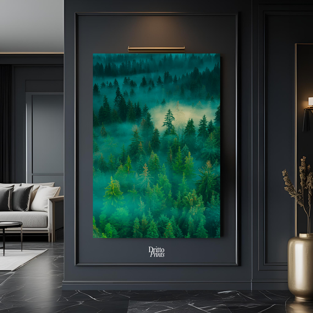 (CD4) Into the Morning Mist - Canvas