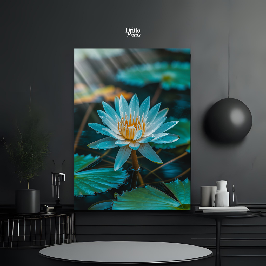 (CD5) Tranquil Water Lily - Canvas