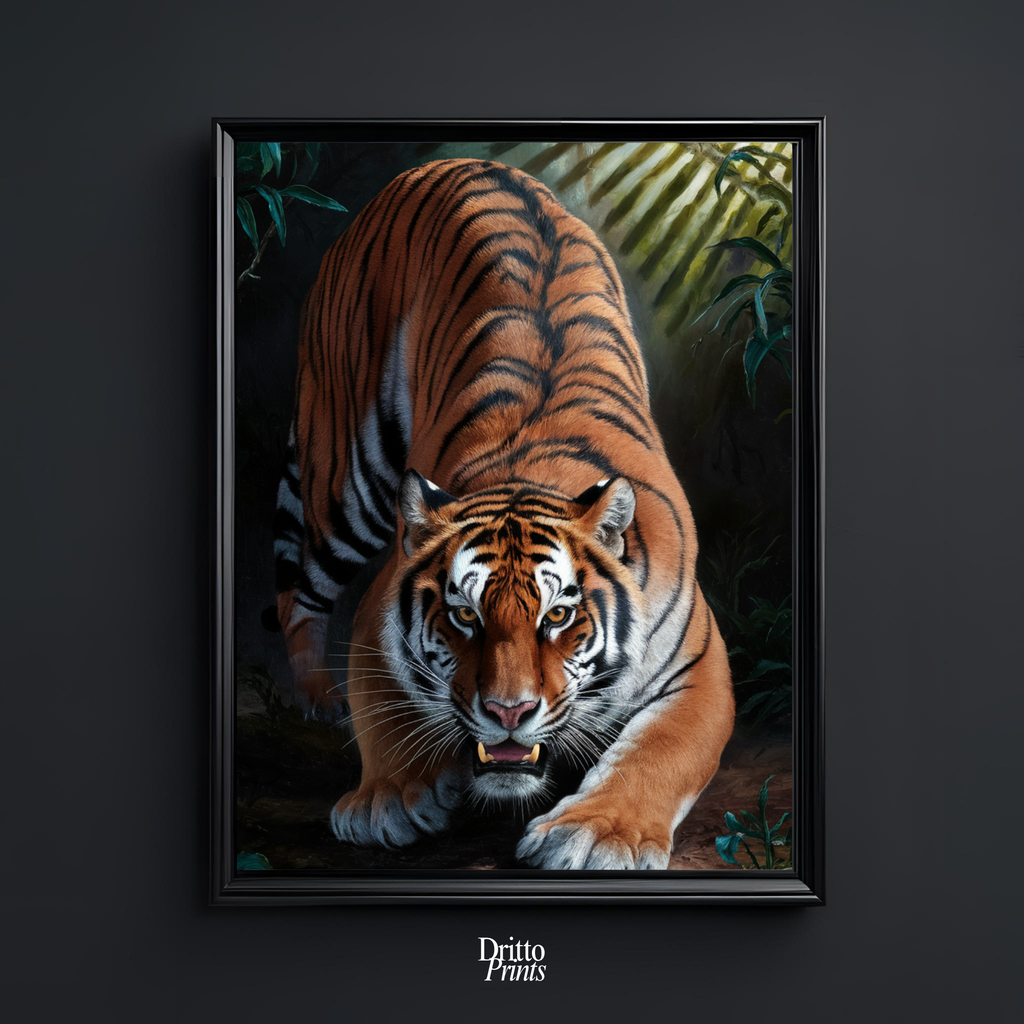 (FD11) Coiled Majesty - Framed matte paper poster
