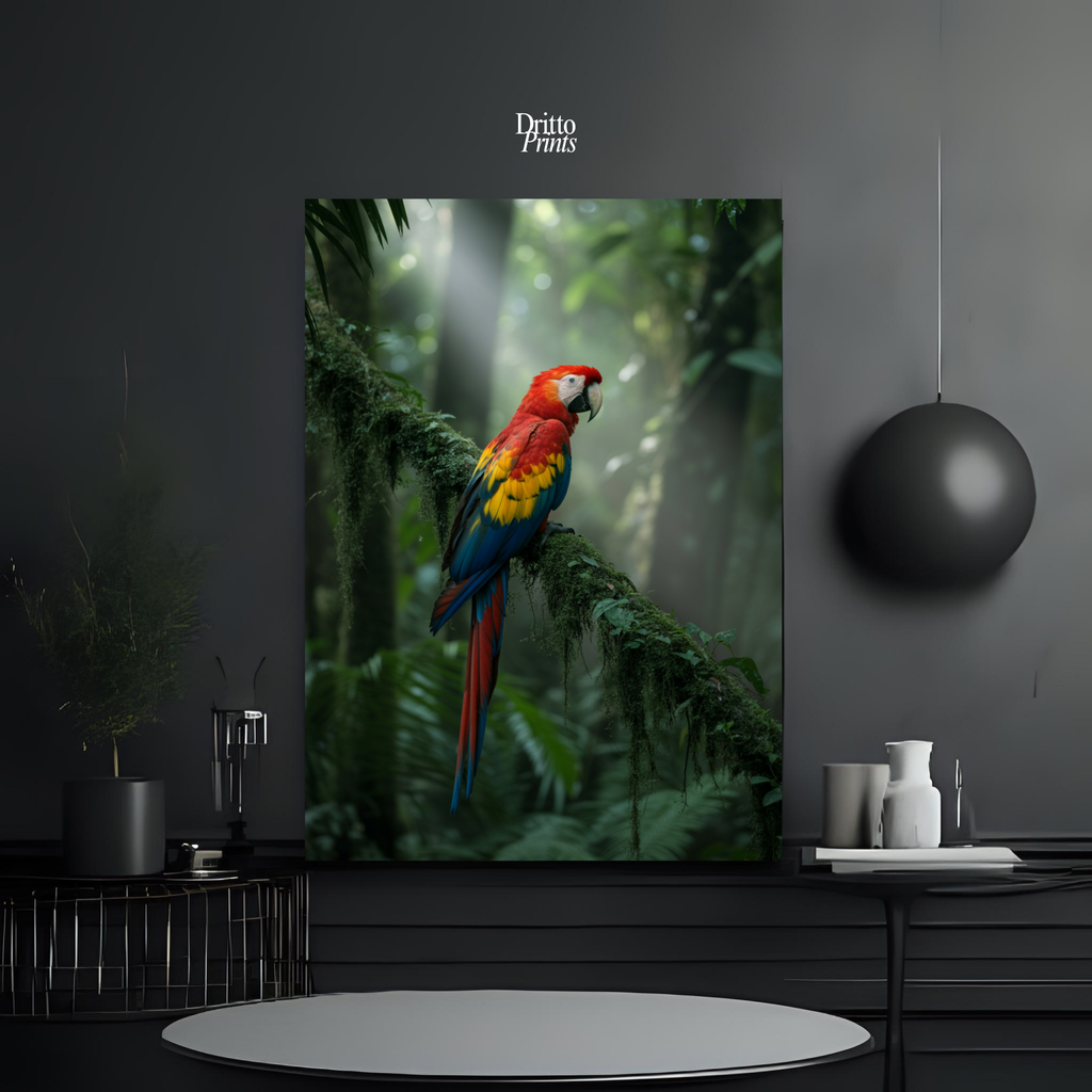 (CF1) Heart of the Rainforest - Framed canvas