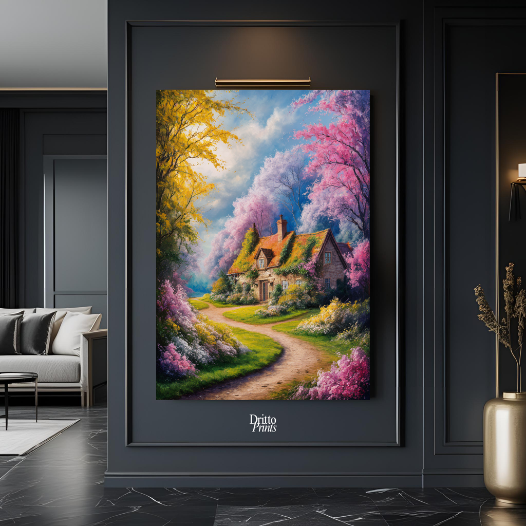 (CD2) Cottage in Bloom - Canvas