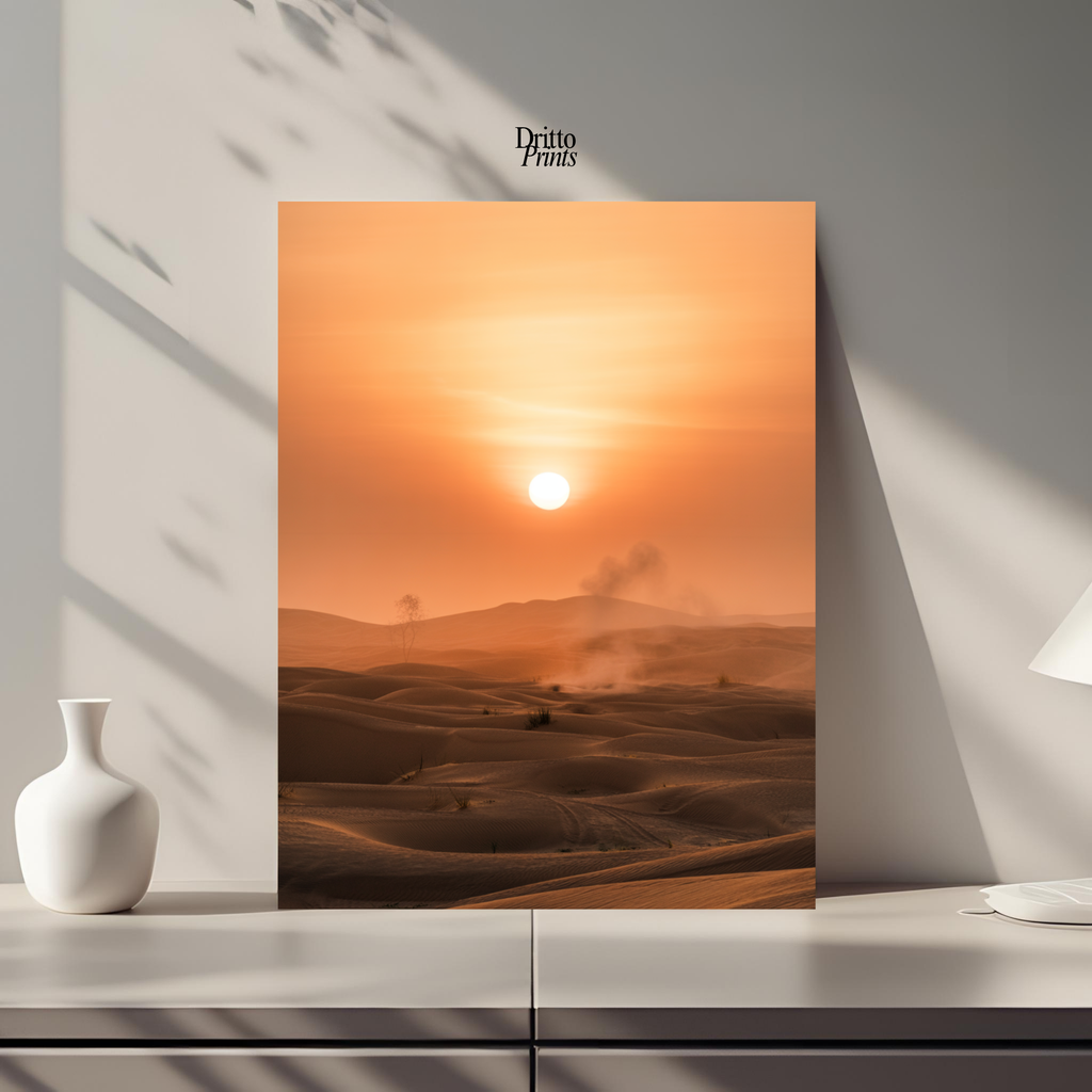 (PD18) Sunburnt Silence - Poster