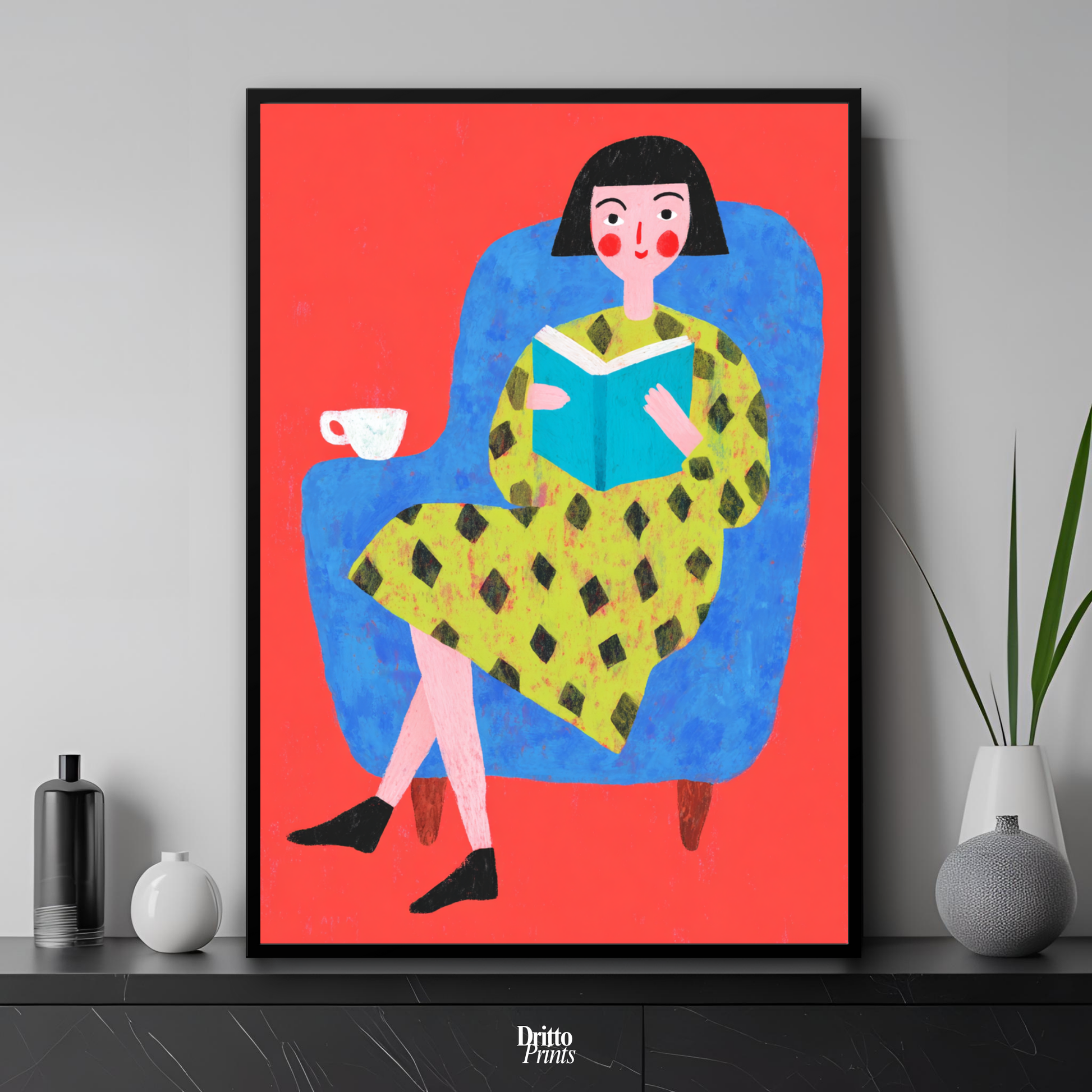(FD46) A Moment with a Story - Framed matte paper poster