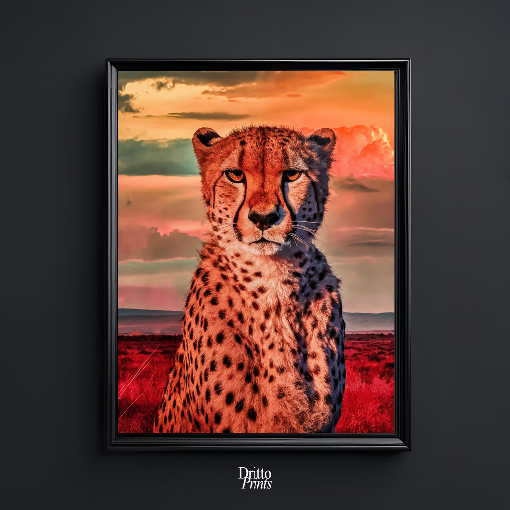(FD12) Speed & Sky - Framed matte paper poster