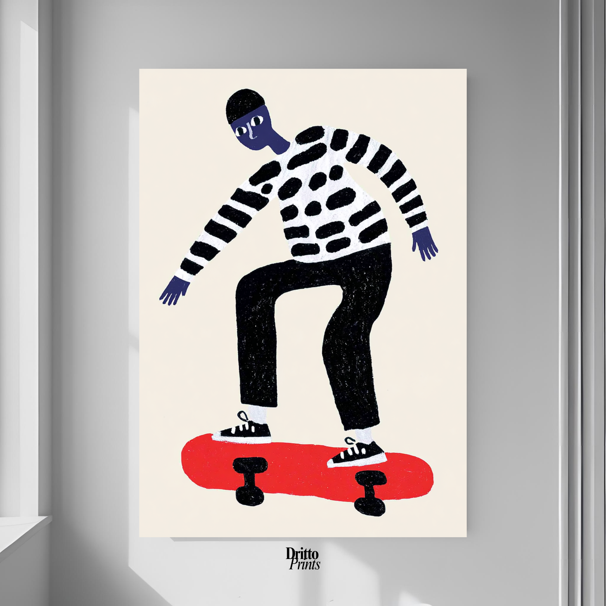 (PD40) Below the Board - Poster
