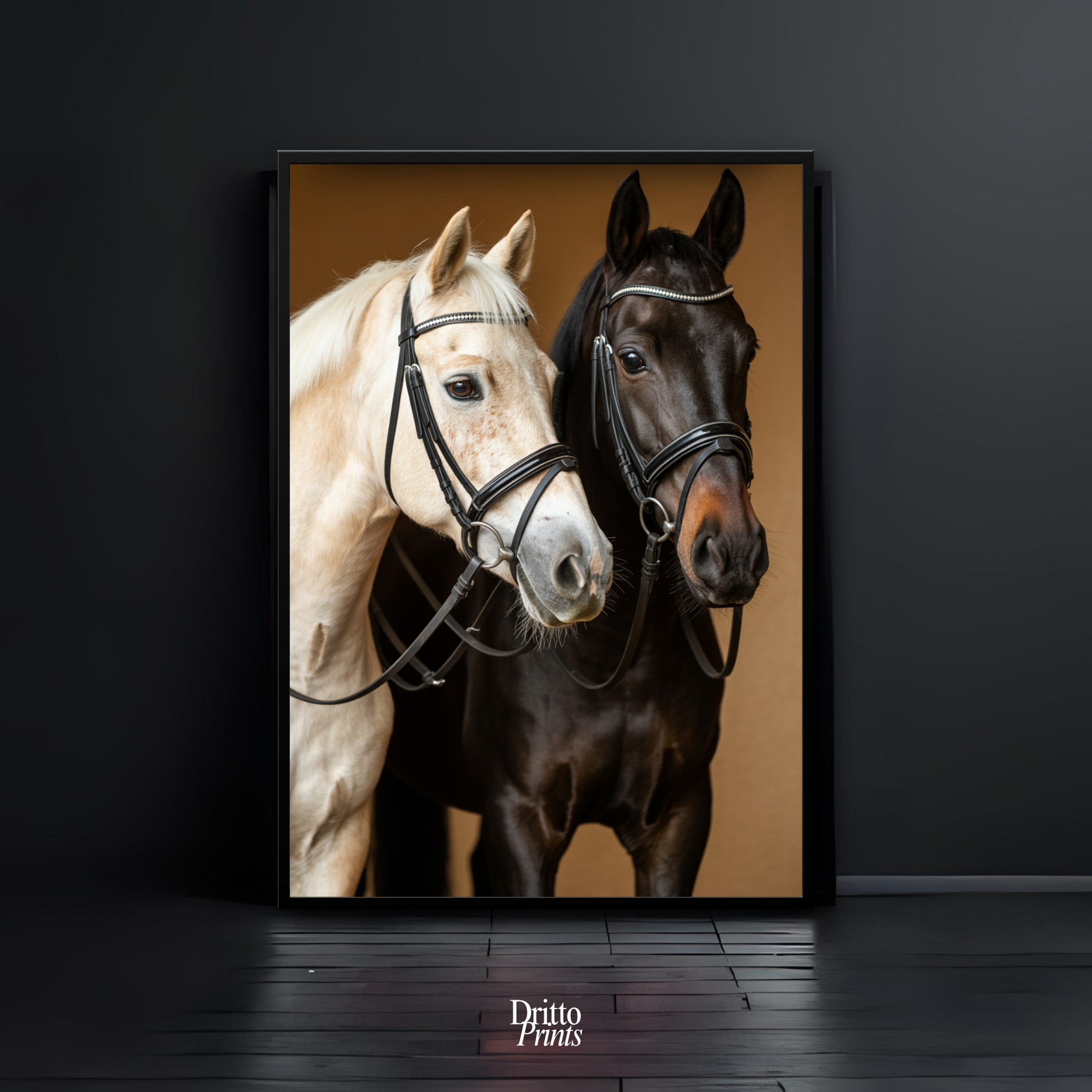 (FD22) Harmony in Contrast - Framed matte paper poster