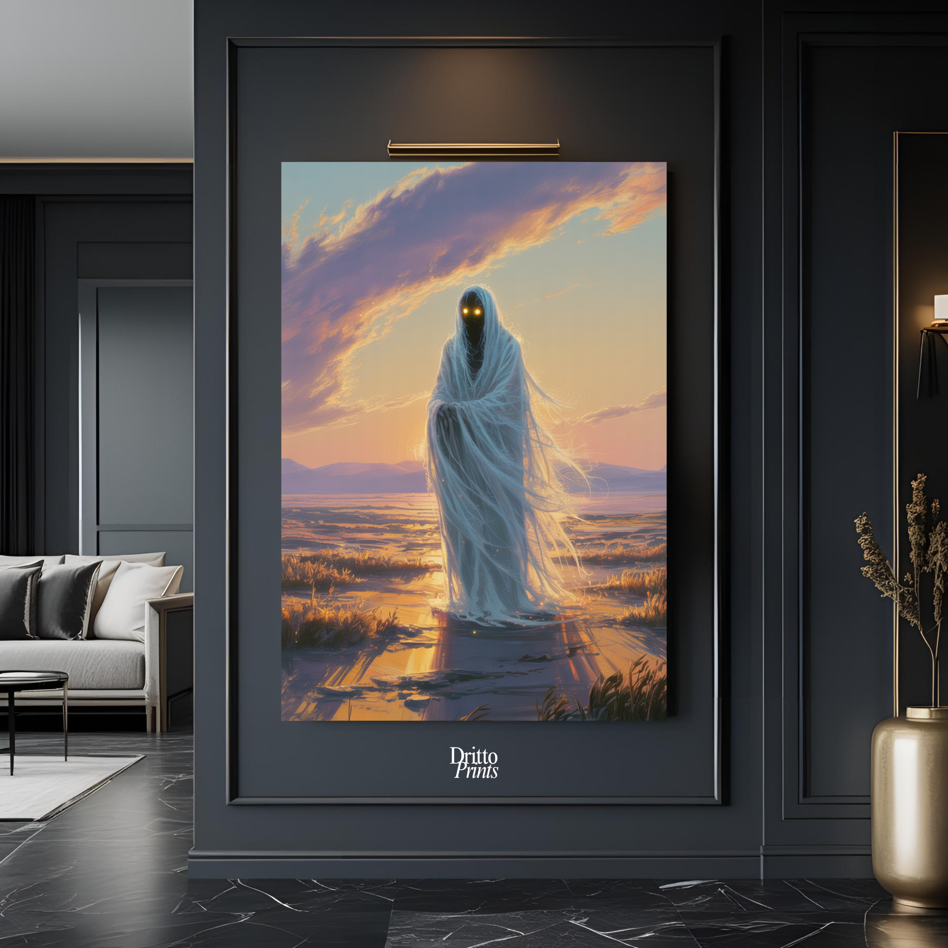(PD10) Yellow Eyes in the Cosmos - Poster