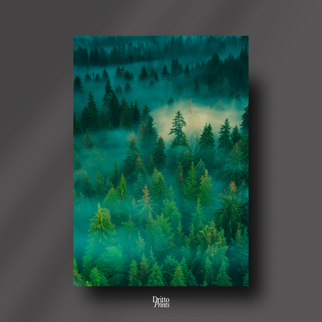 (CD4) Into the Morning Mist - Canvas