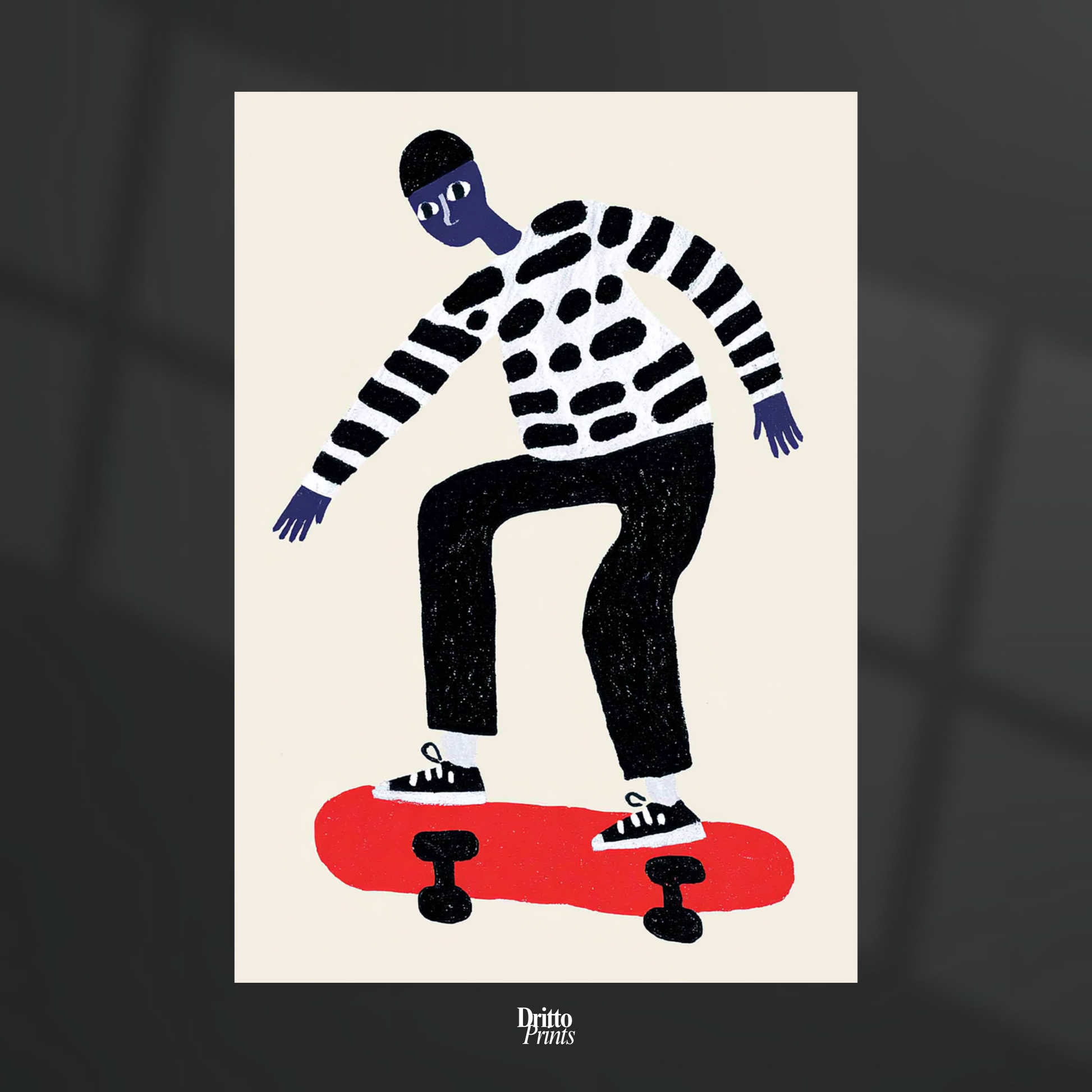 (PD40) Below the Board - Poster