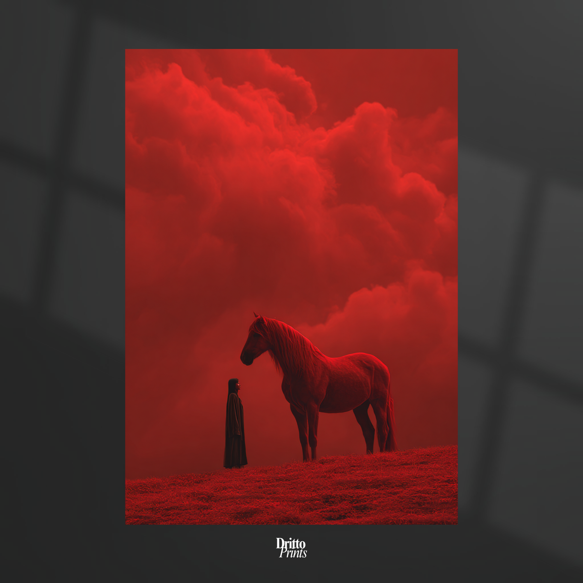 (PD30) Dream Horse & Figures Poster