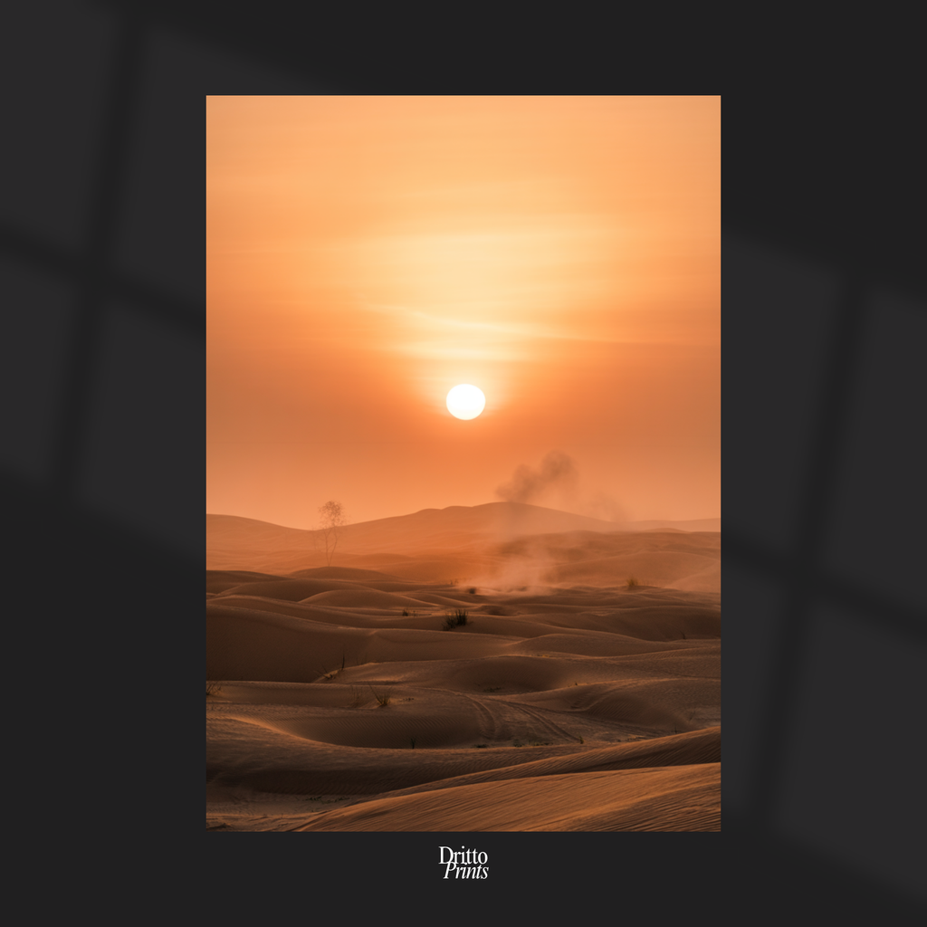 (PD18) Sunburnt Silence - Poster