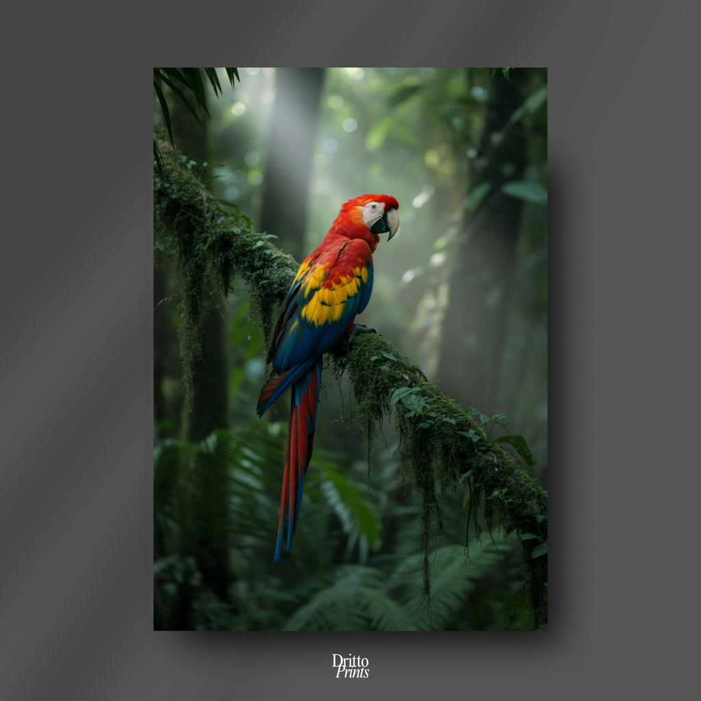 (CF1) Heart of the Rainforest - Framed canvas