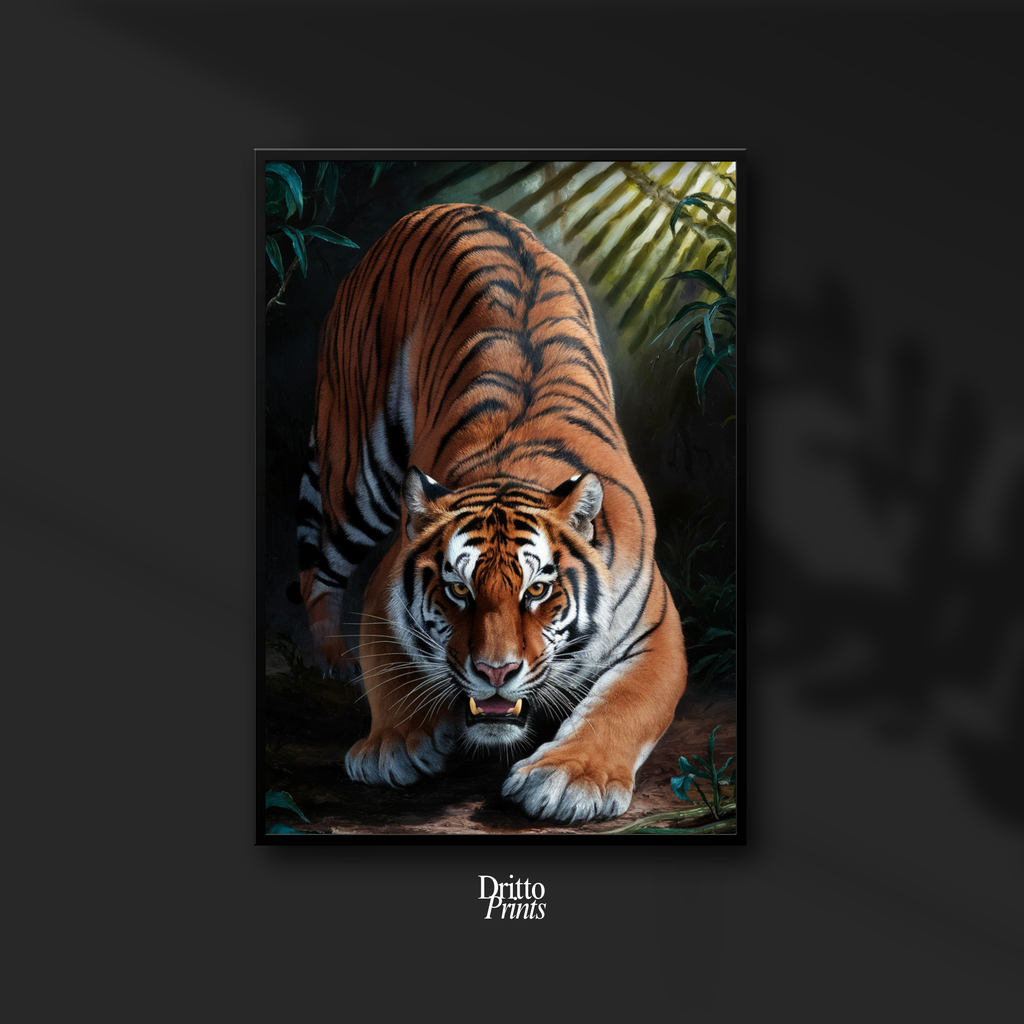 (FD11) Coiled Majesty - Framed matte paper poster