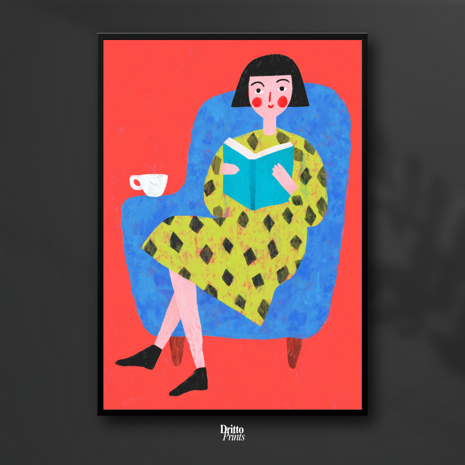 (FD46) A Moment with a Story - Framed matte paper poster