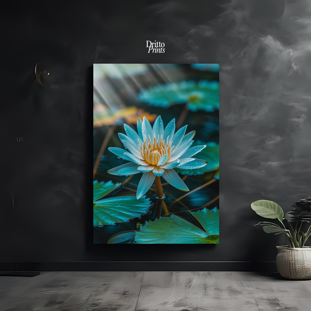 (CD5) Tranquil Water Lily - Canvas