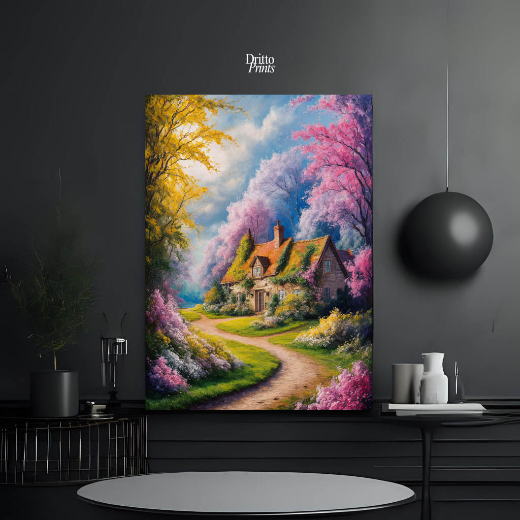 (CD2) Cottage in Bloom - Canvas