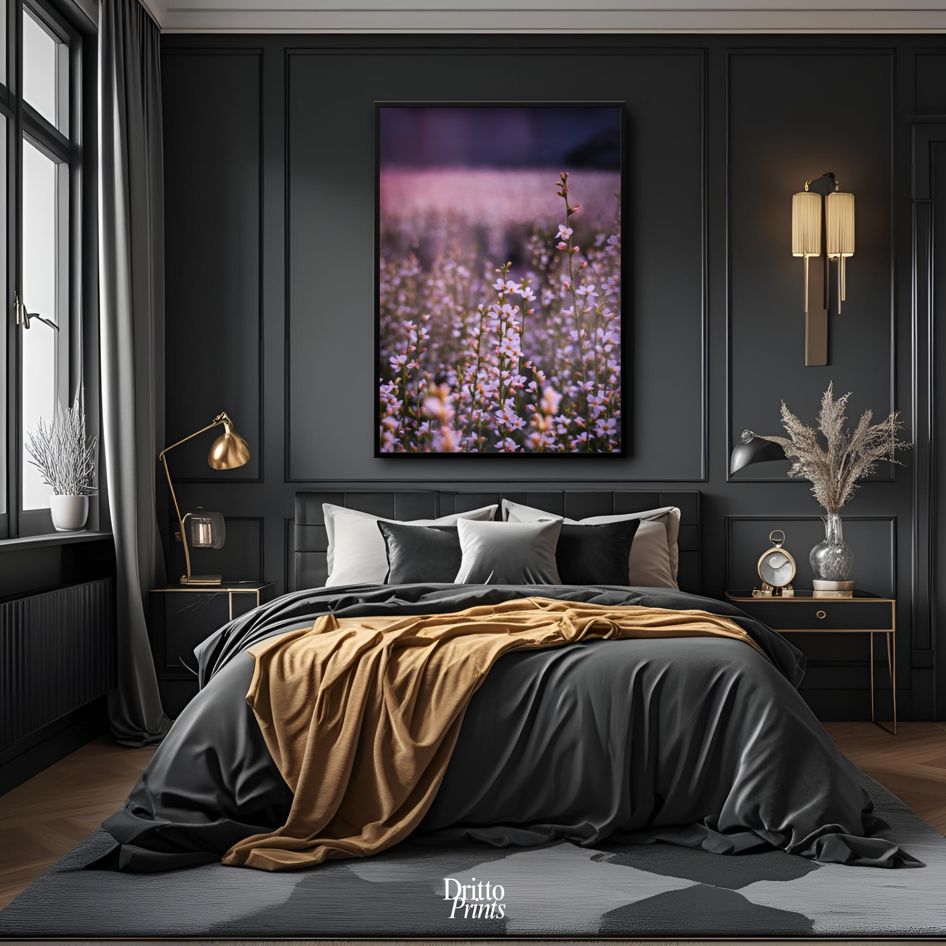 (FD23) Bloom Before the Fade - Framed matte paper poster