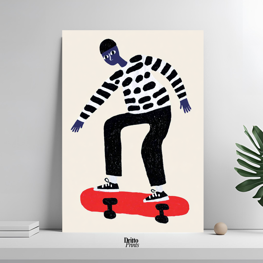 (PD40) Below the Board - Poster