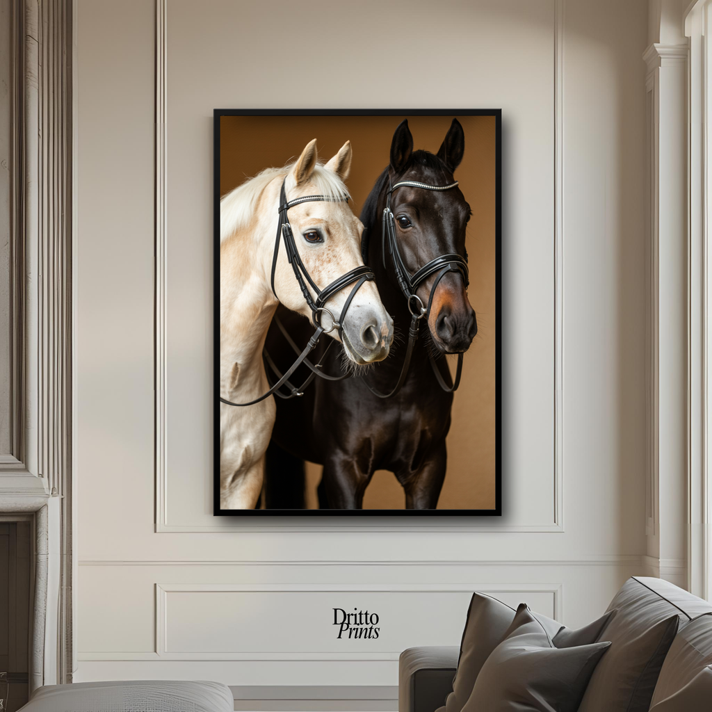 (FD22) Harmony in Contrast - Framed matte paper poster