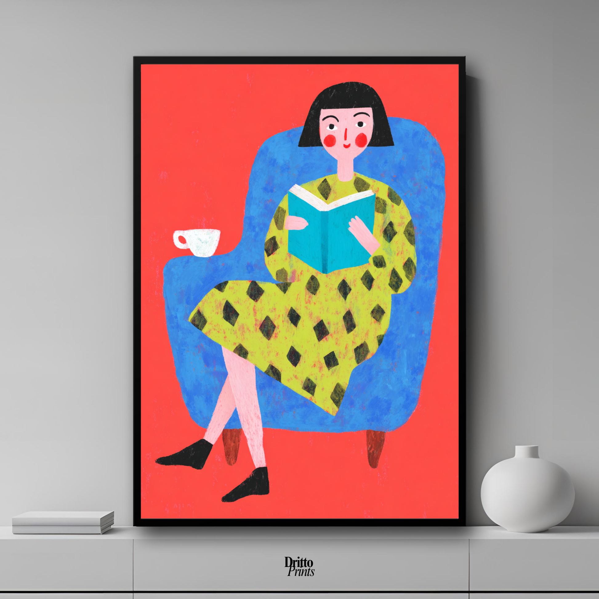 (FD46) A Moment with a Story - Framed matte paper poster