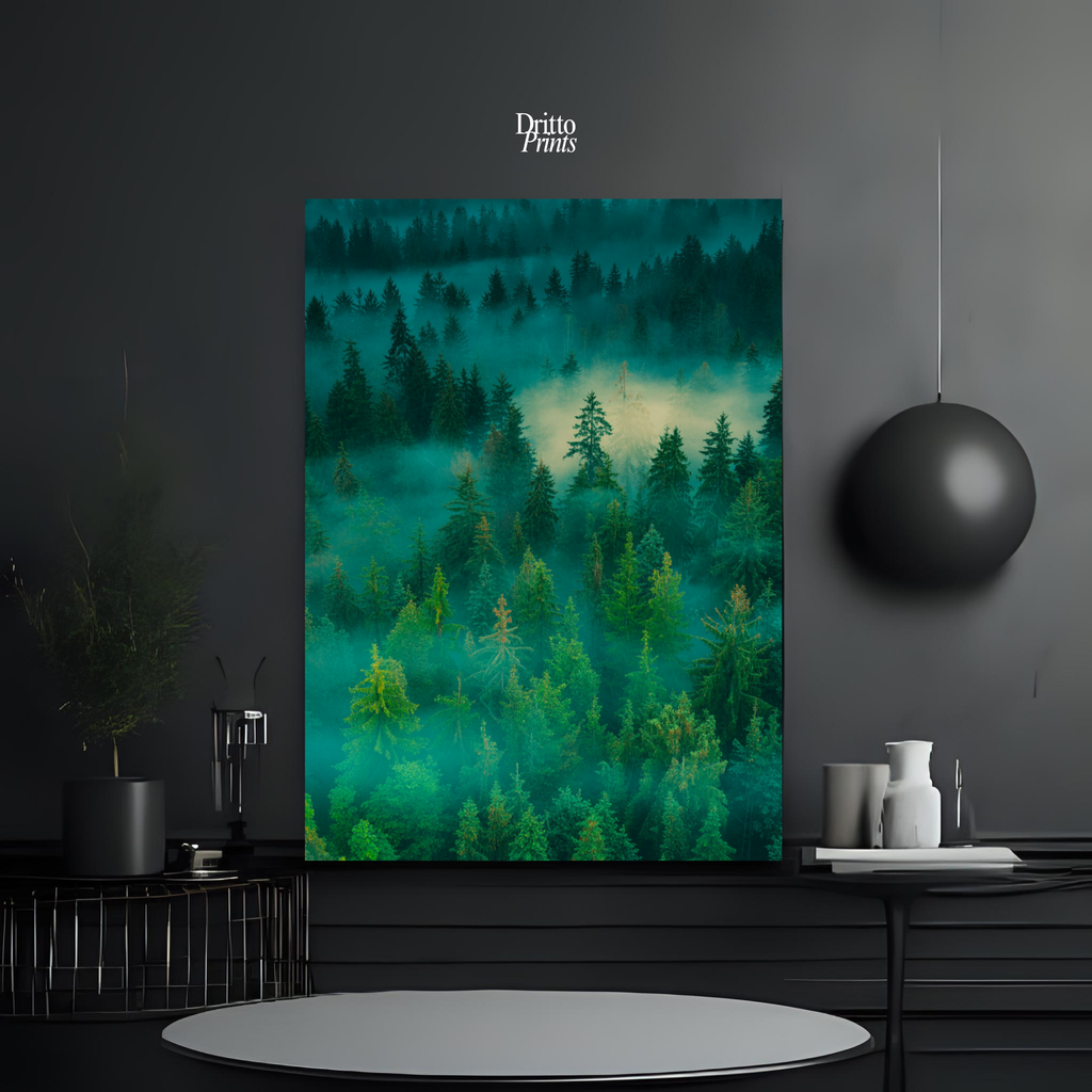 (CD4) Into the Morning Mist - Canvas