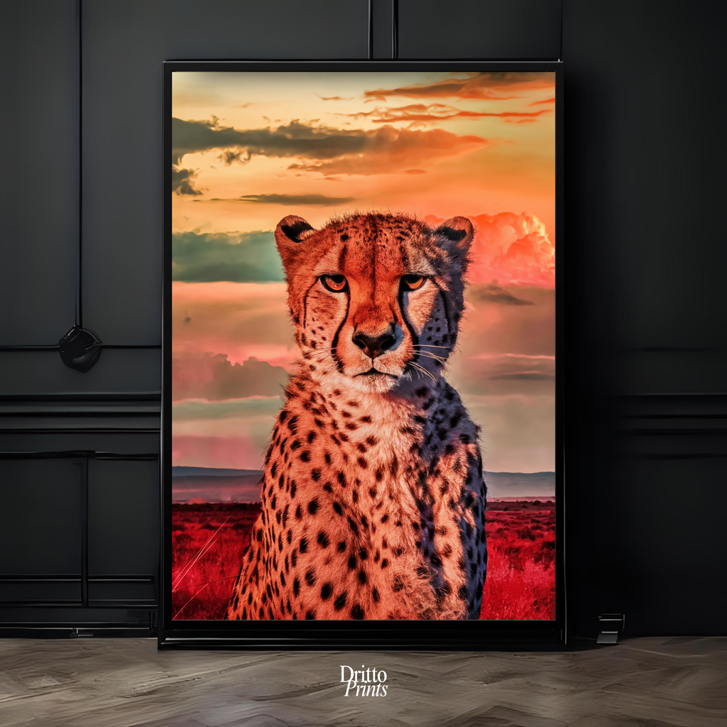 (FD12) Speed & Sky - Framed matte paper poster