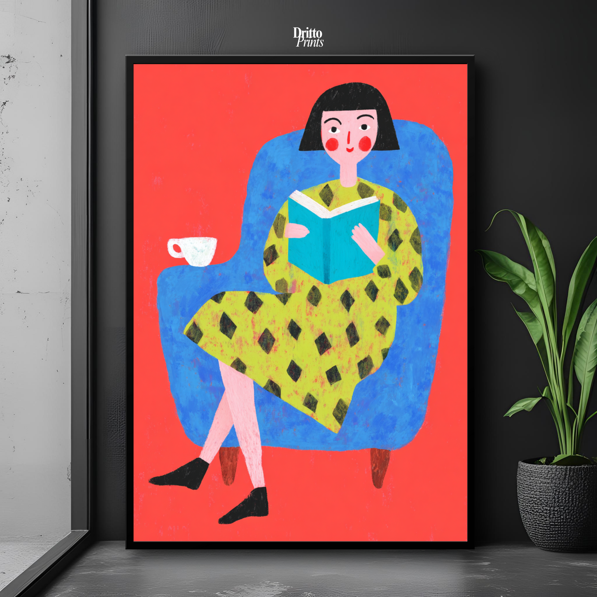 (FD46) A Moment with a Story - Framed matte paper poster